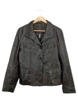 Vorschaubild 1 von Lederjacke Damen Braun L 40 Echtleder Casual Freizeit Herbst Winter