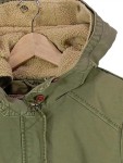 Vorschaubild 3 von Damen Parka mit Kapuze Gr. 36/S Oliv Winterjacke gefüttert