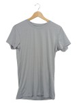 Vorschaubild 1 von T-Shirt Herren Gr. 46/S Grau Polyester Elasthan Basic Kurzarm Casual