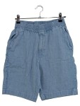 Vorschaubild 1 von Shorts Damen Blau Gr. W28/44/XS Baumwolle Casual Raffungen L20