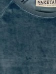 Vorschaubild 3 von Damen Sweatshirt Gr. S Petrol Casual Samt Optik