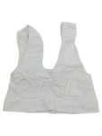 Vorschaubild 2 von nahtloser Umstands Sport BH Damen Gr. 36 Weiß Rippstrick