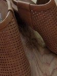 Vorschaubild 2 von BPC Selection Damen Wedges Sandaletten Braun Lochmuster Gr. 38