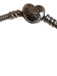 Vorschaubild 4 von Moments Schlangenkettenarmband Damen 17cm Silber Herz Schriftzug