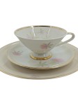 Vorschaubild 2 von Tasse mit Untertasse Beige Porzellan Blumen Florales Muster