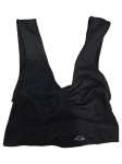 Vorschaubild 1 von Seamless Sport BH Damen Schwarz Gr. 36 Sportlich Rippstrick