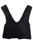 Vorschaubild 2 von Seamless Sport BH Damen Schwarz Gr. 36 Sportlich Rippstrick