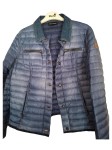 Vorschaubild 2 von Steppjacke Damen Blau Gr. 40/L Polyester Uni Casual Langarm