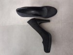 Vorschaubild 2 von Damen Pumps Wildleder Elegant Glitzer Schwarz Gr. 40