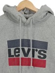 Vorschaubild 3 von Herren Kapuzenpullover Hoodie Grau S Logo Print Freizeit Baumwolle
