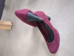 Vorschaubild 2 von Pumps Damen Gr. 40 Rot Textil Ohne Verschluss 8 cm Klassisch Elegant