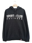 Vorschaubild 1 von Kapuzenpullover Herren Schwarz Gr. 54/XL Baumwolle Polyester Langarm