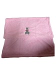 Vorschaubild 1 von Babydecke Hase Rosa Kuscheldecke 100x72 cm Polyester