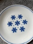 Vorschaubild 1 von 323 Unterteller Porzellan Retro Blumenmuster Weiß 20 cm
