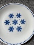 Vorschaubild 1 von 323 Unterteller Indigo Porzellan Weiß Blumenmuster Retro 20cm