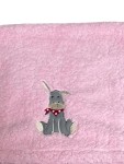 Vorschaubild 2 von Babydecke Hase Rosa Kuscheldecke 100x72 cm Polyester