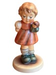 Vorschaubild 1 von M.I. Hummel Club 2001/02 Mädchen mit Puppe Künstlerpuppe rot