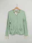 Vorschaubild 2 von LIEBLINGSSTÜCK Damen Strickjacke Gr. 42/XL Grün Casual Baumwolle Viskose