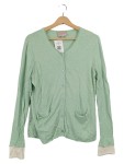 Vorschaubild 1 von LIEBLINGSSTÜCK Damen Strickjacke Gr. 42/XL Grün Casual Baumwolle Viskose