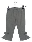 Vorschaubild 1 von Kinder Mädchen Jogginghose Gr. 110 Grau Casual mit Schleifen