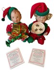 Vorschaubild 1 von Ashton-Drake Glimm for the Holidays Weihnachtspuppe Mehrfarbig Künstlerpuppe