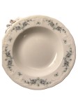 Vorschaubild 1 von Suppenteller Porzellan Weiß Blumenmuster Klassisch 23cm