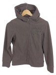 Vorschaubild 1 von Kinder Fleecejacke mit Kapuze Braun Gr. 164