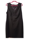 Vorschaubild 1 von Etuikleid Damen Gr. 38/M Schwarz Polyester Viskose Elasthan Uni
