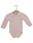 Vorschaubild 1 von Baby Body Mädchen Rosa Langarm Kragen Zierknöpfe Gr. 12-18 Monate