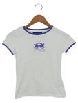 Vorschaubild 1 von Kinder Poloshirt Logo Print Weiß Gr. 140 Sportlich