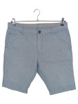Vorschaubild 1 von Herren Shorts Blau Strukturmuster Casual Gr. W32/48/M