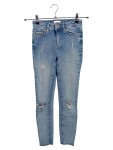 Vorschaubild 1 von Jeans Damen Skinny Fit Ripped Blau Gr. 32 W32/40 L Casual Stretch