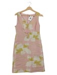 Vorschaubild 1 von Festliches Kleid Rosa Blumenmuster Elegant Gr. 36 S Midikleid