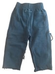 Vorschaubild 3 von Ripped Jeans Kinder Gr. 104 Schwarz Baumwolle Uni Streetwear