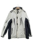 Vorschaubild 1 von Herren Outdoorjacke Skijacke Gr. XL Weiß Schwarz Kapuze