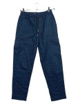 Vorschaubild 1 von Cargohose Herren Gr. W30/46/S Blau Baumwolle Elasthan Uni Casual 38 cm