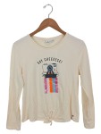 Vorschaubild 1 von Kinder Langarmshirt Beige Kamera-Print Say Cheesee! Gr. 176/XL