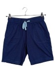 Vorschaubild 1 von Shorts Herren Blau Gr. W36/48/M Baumwolle Uni Casual Freizeit Minimalistisch L20