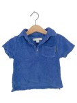 Vorschaubild 1 von Kinder Frottee Poloshirt Gr. 86 Blau Casual