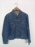 Vorschaubild 2 von Damen Jeansjacke Gr. 40/L Blau Casual Baumwolle