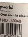 Vorschaubild 5 von Kaffeetasse Ohne Dich ist alles doof Schaf Porzellan Weiß 12cm
