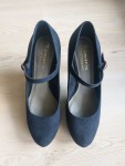 Vorschaubild 6 von Pumps Damen Gr. 39 Schwarz Elegant Mary Jane Plateau Schuhe
