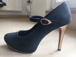 Vorschaubild 8 von Pumps Damen Gr. 39 Schwarz Elegant Mary Jane Plateau Schuhe