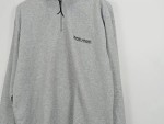 Vorschaubild 5 von Fleecepullover Herren Gr. 52/L Grau Polyester Logo-Print Casual