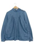 Vorschaubild 1 von Damen Jeansbluse Chambray Gr. 42/XL Blau Italian Fabric