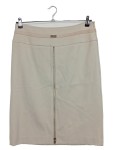 Vorschaubild 1 von Bleistiftrock Damen Gr. 44 Beige Reißverschluss