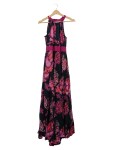 Vorschaubild 1 von Pepe Jeans Damen Maxikleid Paisley Gr. 40/L Schwarz Elegant Viskose
