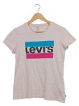 Vorschaubild 1 von Damen T-Shirt Rosa Gr. 34/XS Casual Logo-Print