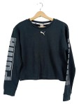 Vorschaubild 1 von Kinder Pullover Gr. 164 Schwarz Sportlich Logo Langarm Sweatshirt