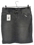 Vorschaubild 1 von Damen Jeansrock Gr. 40 Grau Casual Midirock